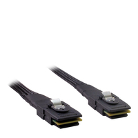 Inter-Tech 88885238 - 0,5 m - SFF-8087 - SFF-8087 - Schwarz - 35 g