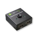 Techly HDMI 4K 60Hz Bi-direktionaler Switch 2Port,