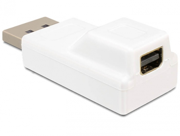 Delock DisplayPort-Adapter - DisplayPort (M) - Mini-DisplayPort (W) - weiß