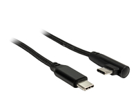Inter-Tech 88885581 - 1 m - USB C - USB C - Schwarz
