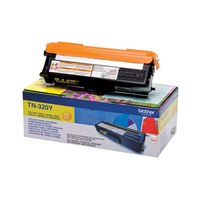 Brother TN320Y - Toner Cartridge Original - Yellow - 1,500 pages