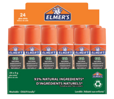 Elmers Klebestift Pure Glue 8G - 24Stk.