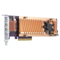 QNAP QM2-4P-384 - PCIe - PCIe - PCIe 3.0 - Aktiv - 1 Lüfter - 68,9 mm