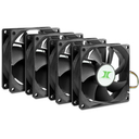 Inter-Tech 88887290 - Fan - 8 cm - 1000 RPM - 2000 RPM - 27.2 dB - 30 cfm