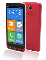 Olympia Neo - 14 cm (5.5 Zoll) - 2 GB - 16 GB - 8 MP - Android 10.0 - Schwarz - Rot