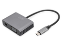 DIGITUS USB Type-C 4K 2in1 Mini DisplayPort + VGA Grafik-Adapter
