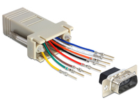 Delock 65462 - Sub-D 9 - RJ45 - Grau