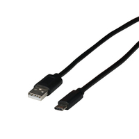 EFB Elektronik EBUSBC-USB20AK.0,5 - 0,5 m - USB C - USB A - USB 2.0 - 480 Mbit/s - Schwarz