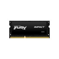 Kingston FURY Impact - 8 GB - 1 x 8 GB - DDR3L - 1866 MHz - 204-pin SO-DIMM - Black