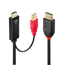 Lindy Video- / Audiokabel - DisplayPort / HDMI - DisplayPort (M) bis USB, HDMI (M)