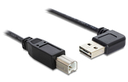 Delock 2m USB 2.0 A - B m/m - 2 m - USB A - USB B - USB 2.0 - Männlich/Männlich - Schwarz