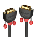 Lindy 36260 1m DVI-I DVI-I Schwarz - Rot DVI-Kabel