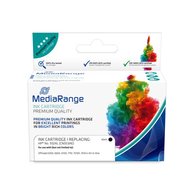 MEDIARANGE Patrone HP für NR.932XL 1xBK mit Chip