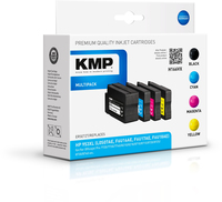 KMP 1747,4005 - Hohe (XL-) Ausbeute - Tinte auf Farbstoffbasis - 55 ml - 90 ml - 2300 Seiten - Multipack