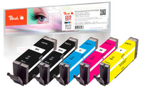 Peach PI100-336 - Compatible - Pigment-based ink - Black,Cyan,Magenta,Yellow - Canon - Multi pack - Canon Pixma MG 5700 Series Canon Pixma MG 5750 Canon Pixma MG 5750 Series Canon Pixma MG 5751...