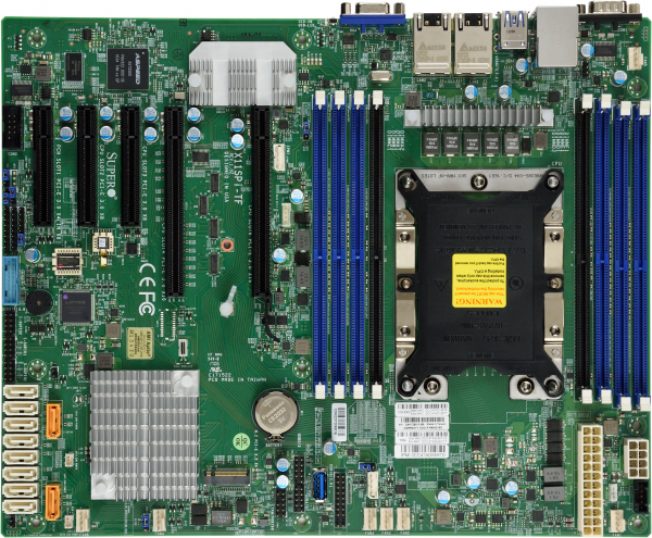 Supermicro X11SPi-TF - Intel - 205 W - DDR4-SDRAM - 1000 GB - 1.2 V - 1600,1866,2133,2400,2666 MHz