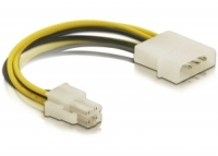 Delock Cable P4 male > Molex 4pin male - 0,13 m