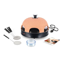 Emerio PO-115984 - 6 pizza(s) - Black - Orange - Ceramic - 1200 W - 6.83 kg - 437 mm