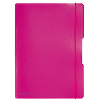 Herlitz 11361474 - Pink - A4 - 80 sheets - 80 g/m² - Squared paper