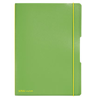 Herlitz 11361458 - Green - A4 - 80 sheets - 80 g/m² - Squared paper