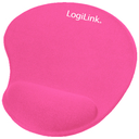 LogiLink ID0027P - Pink - Monochromatisch - Schaum - Gel - Gummi - Handgelenkauflage