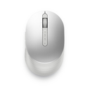 Dell Wiederaufladbare Premier Wireless-Maus – MS7421W - Beidhändig - Optisch - RF Wireless + Bluetooth - 1600 DPI - Platin - Silber