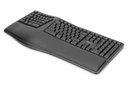 DIGITUS Ergonomische Tastatur, kabellos, 2,4 GHz