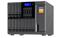 QNAP TL-D1600S - HDD / SSD-Gehäuse - 2.5/3.5 Zoll - Serial ATA II - Serial ATA III - 6 Gbit/s - Hot-Swap - Schwarz - Grau