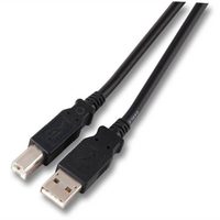 EFB Elektronik USB2.0 Anschlusskabel A-B, St.-St., 5,0m, schwarz, Classic