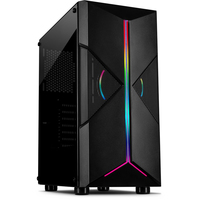 Inter-Tech IT-3306 CAVY - Tower - PC - Black - ATX - ITX - micro ATX - Acrylic - Multi