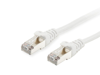 Equip Cat.6A S/FTP Patch Cable - 10m - White - 10 m - Cat6a - S/FTP (S-STP) - RJ-45 - RJ-45