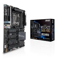 ASUS WS C422 SAGE/10G - Intel - LGA 2066 (Socket R4) - 14 nm - DDR4-SDRAM - 512 GB - Quad-channel