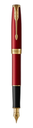 Parker 1931473 - Black - Gold - Red - Blue - Gold - Lacquer - Round nib - Gold plated steel - Fine