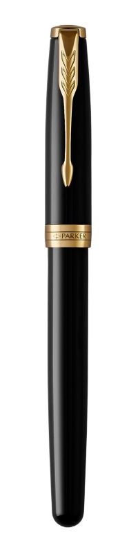 Parker 1931495 - Schwarz - Gold - Blau - Gold - Lack - Rundspitze - Vergoldete Stahl - Medium