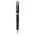 Parker Sonnet - Black - Cartridge filling system - Blue - Palladium - Stainless steel - Medium