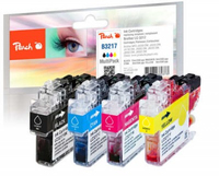 Peach PI500-238 - Tinte auf Pigmentbasis - Schwarz - Cyan - Magenta - Gelb - Brother - Multi pack - Brother MFCJ 5330 DW Brother MFCJ 5330 DW XL Brother MFCJ 5335 DW Brother MFCJ 5730 DW Brother... - 4 Stück(e)