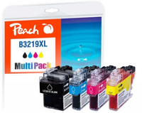 Peach PI500-245 - Tinte auf Pigmentbasis - Schwarz - Cyan - Magenta - Gelb - Brother - Multi pack - Brother MFCJ 5330 DW Brother MFCJ 5330 DW XL Brother MFCJ 5335 DW Brother MFCJ 5730 DW Brother... - 4 Stück(e)