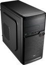 AEROCOOL ADVANCED TECHNOLOGIES Aerocool QS-182 - Mini Tower - PC - Schwarz - micro ATX - Mini-ITX - Stahl - Heimbüro