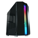 LC-Power Gaming 702B - Skyscraper_X - Midi Tower - PC - Black - ATX - micro ATX - Mini-ITX - Metal - Plastic - Tempered glass - Gaming