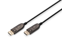 DIGITUS DisplayPort AOC Hybrid Fiber Optic Cable, UHD 8K, 15 m