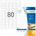 HERMA 10901 - White - Self-adhesive printer label - A4 - Paper - Laser/Inkjet - Permanent