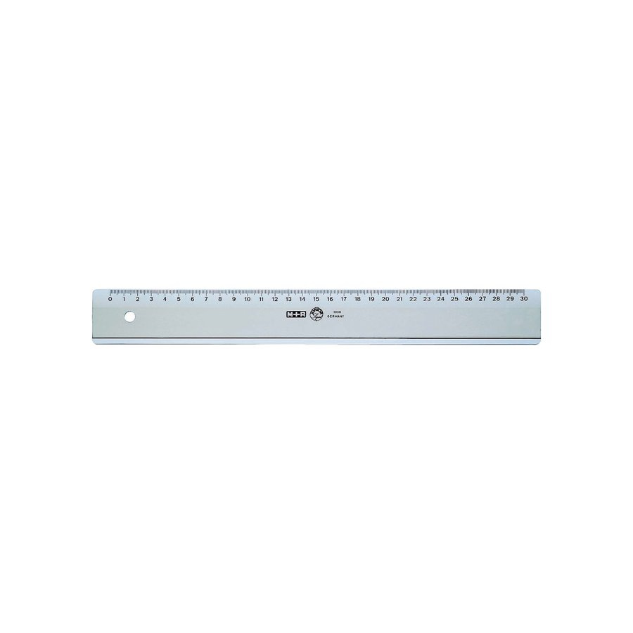 Möbius   Ruppert 1030 - 0000 - Desk ruler - Polystyrene - Transparent - cm - Germany - 30 cm