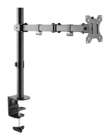 Techly ICA-LCD-503BK - Clamp - 8 kg - 33 cm (13") - 81.3 cm (32") - 100 x 100 mm - Black