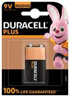 Duracell Plus 100 - Einwegbatterie - 9V - Alkali - 9 V - 1 Stück(e) - Beige - Schwarz