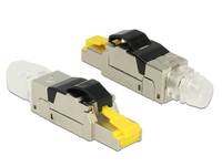 Delock 86285 - RJ45 - Black - Silver - Transparent - Yellow - Zinc - 18.4 mm - 62.2 mm - 13.8 mm