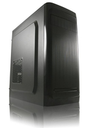 LC-Power 7034B - Midi Tower - PC - Schwarz - ATX - micro ATX - Mini-ATX - Metall - 14,5 cm