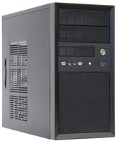 Chieftec CT-01B-OP - Mini Tower - PC - Schwarz - micro ATX - SECC - Heimbüro