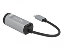 Delock 64116 - Verkabelt - USB Typ-C - Ethernet - 5000 Mbit/s - Schwarz - Grau