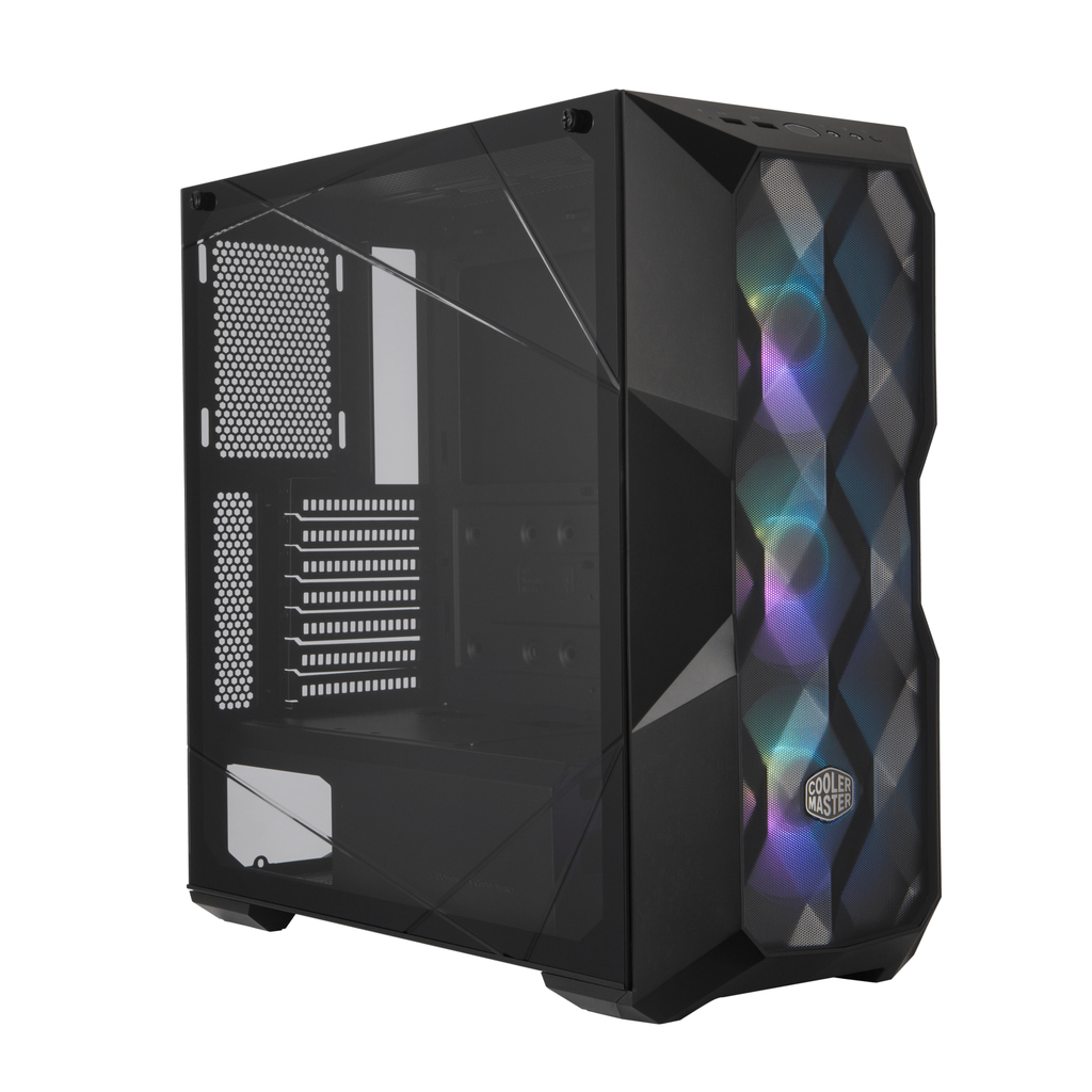 Cooler Master MasterBox TD500 Mesh w/ Controller - Midi Tower - PC - Black - ATX - EATX - micro ATX - Mini-ITX - SSI CEB - Mesh - Plastic - Steel - Tempered glass - Multi