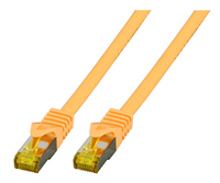 EFB Elektronik RJ45 Patchkabel S/FTP, Cat.6A, LSZH, Cat.7 Rohkabel, 5m, gelb